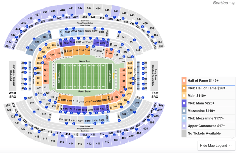 How To Find The Cheapest Cotton Bowl Tickets (Memphis vs. Penn State)